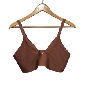 PARADE Wireless Plunge Low Impact Seamless Pullover Lounge Bralette SIZE XL